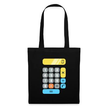 math - Sac en tissu - noir - Devant