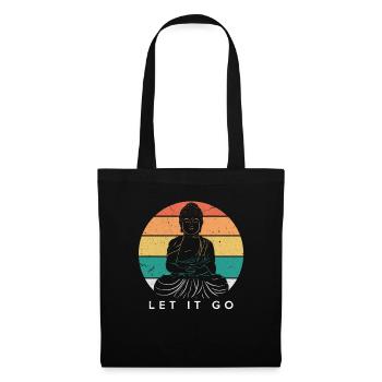 Buddha Meditation Buddhism Yoga Gift - Tote Bag - black - Front