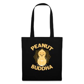 Cacahuète de Bouddha - Sac en tissu - noir - Devant