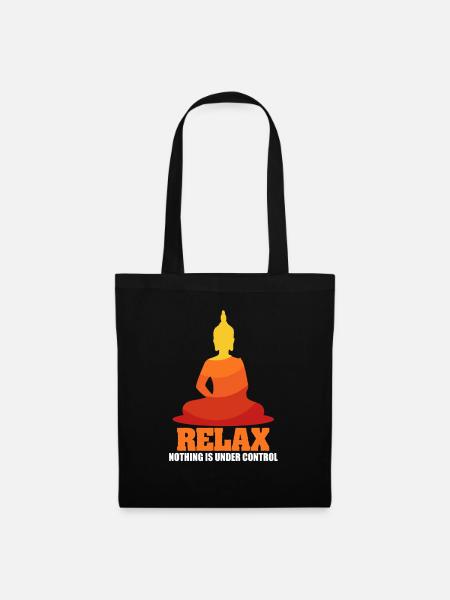 Buddhism - Tote Bag - black