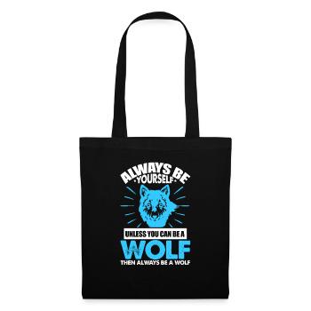 Wolf Wolfpack Wolves Nature Wild Wilderness Gift - Tote Bag - black - Front