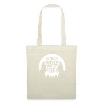 loup - Sac en tissu - nature - Devant