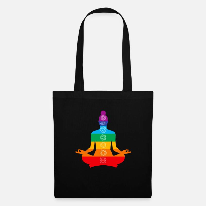 chakra - Sac en tissu - noir