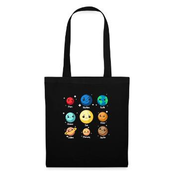 Astronaut planet universe space galaxy - Tote Bag - black - Front