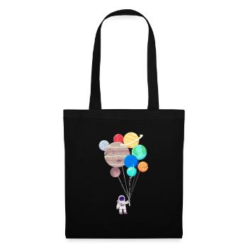 Astronaut planet universe space galaxy - Tote Bag - black - Front