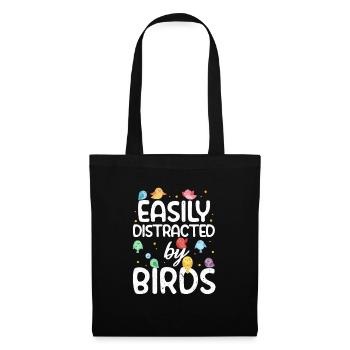 birds - Tote Bag - black - Front