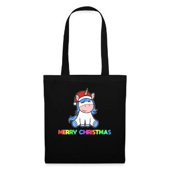 Christmas unicorn Christmas unicorn - Tote Bag - black - Front
