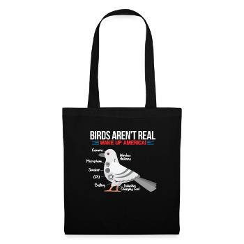 Birds Reconnaissance Surveillance Detective Gift - Tote Bag - black - Front