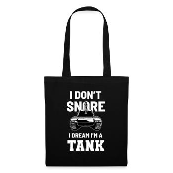 Tank - Stoffbeutel - Schwarz - Vorne