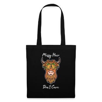 Highland Cattle Highlander Cattle - Tote Bag - black - Front