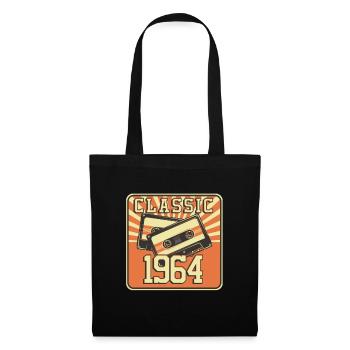 56 e cadeau d'anniversaire pour hommes et femmes nés à - Sac en tissu - noir - Devant