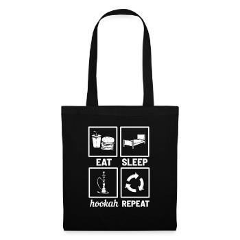 hookah - Tote Bag - black - Front