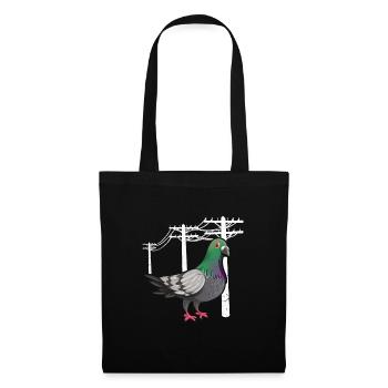 Pigeon pigeon bird flying pigeon fancier gift - Tote Bag - black - Front