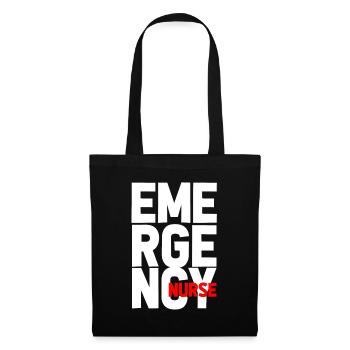 Emergency room nurse nursing - Tote Bag - black - Front