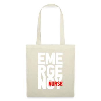 Urgences Infirmière infirmiere - Sac en tissu - nature - Devant