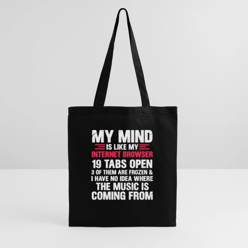Internet Gedanken Programmierer Nerd Geschenk Stoffbeutel