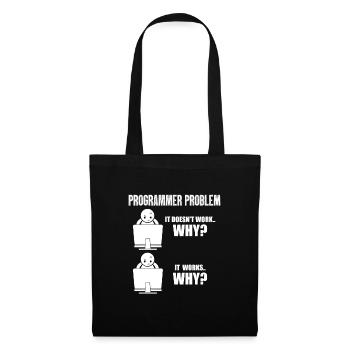 Programmierer - Stoffbeutel - Schwarz - Vorne