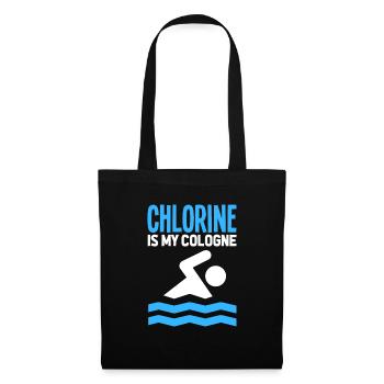 natation - Sac en tissu - noir - Devant