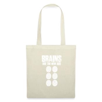 Brain Brain Thinking Clever Brain Nerd Gift - Sac en tissu - nature - Devant