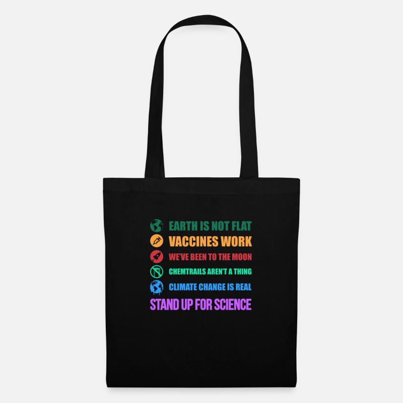Wissenschaft Wissenschaftler Nerd Chemie Geschenk - Stoffbeutel - Schwarz