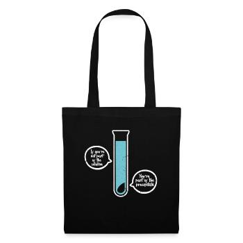 Chemistry science physics science laboratory gift - Tote Bag - black - Front