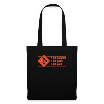 Programmeur codeur cadeau code informatique - Sac en tissu - noir - Devant