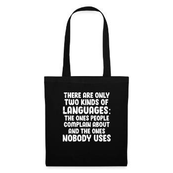Programmer Code Informatik Coder Programming - Tote Bag - black - Front