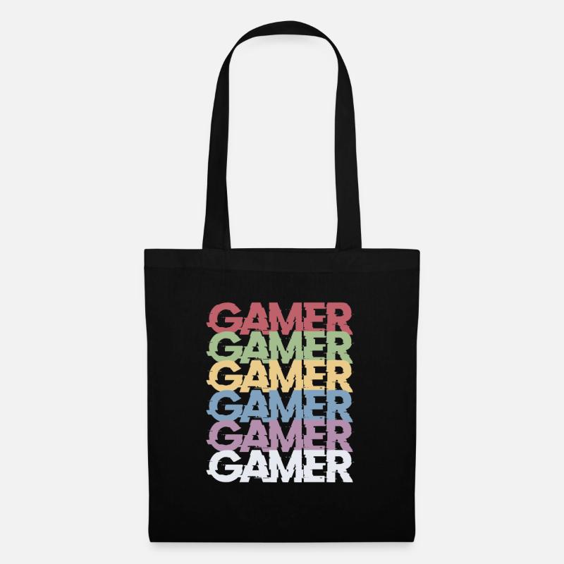 Gamer - Stoffbeutel - Schwarz