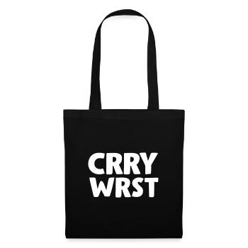 Love Currywurst Fast Food Snack - Tote Bag - black - Front