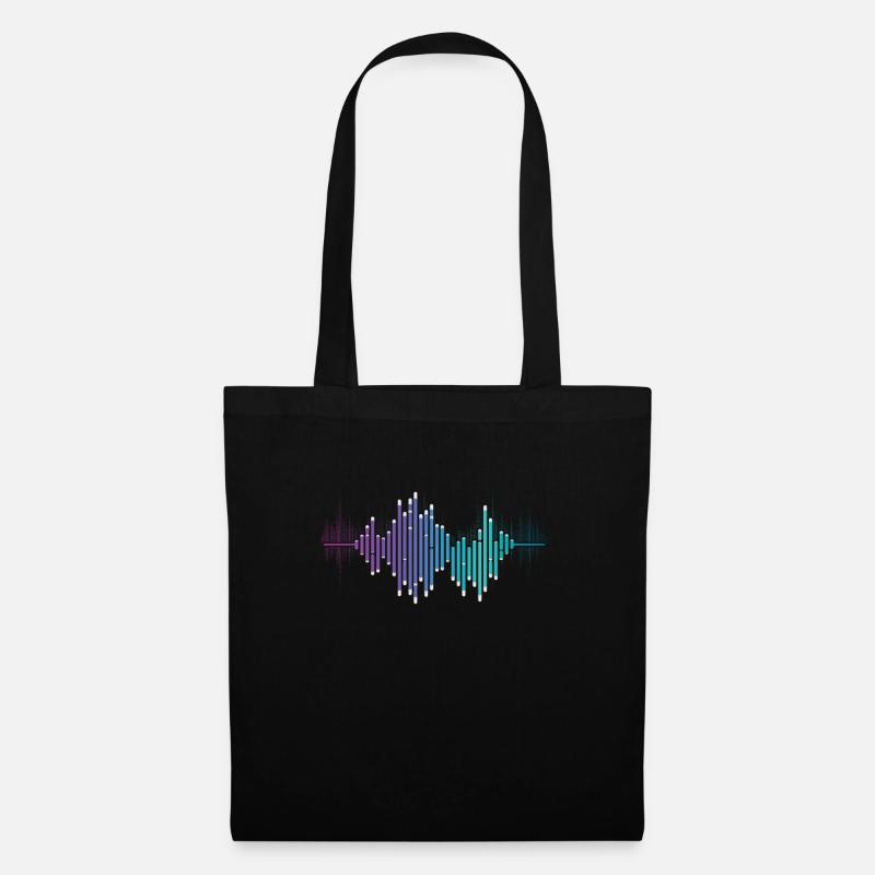 Sound Wave Technician Technical Recording Music - Tote Bag - black