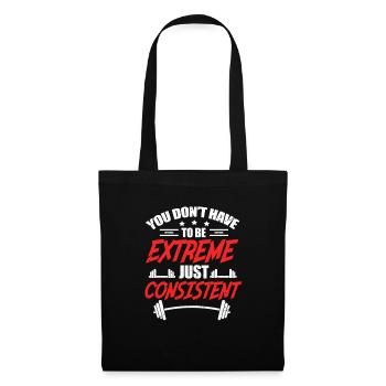 fitness - Tote Bag - black - Front