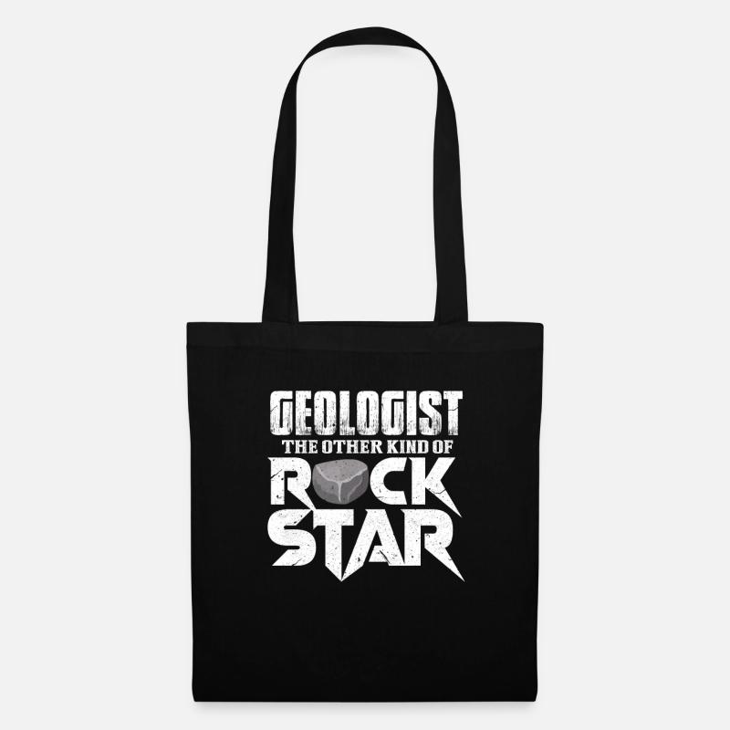 géologue - Sac en tissu - noir