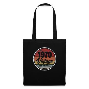 Millésime 1970 - Sac en tissu - noir - Devant