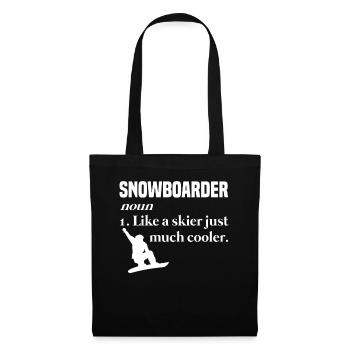 Snowboarders Snowboarders - Tote Bag - black - Front