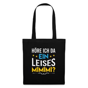 Mimimi - Stoffbeutel - Schwarz - Vorne