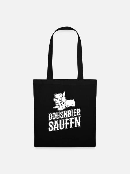 Dosenbier-Partei - Stoffbeutel - Schwarz