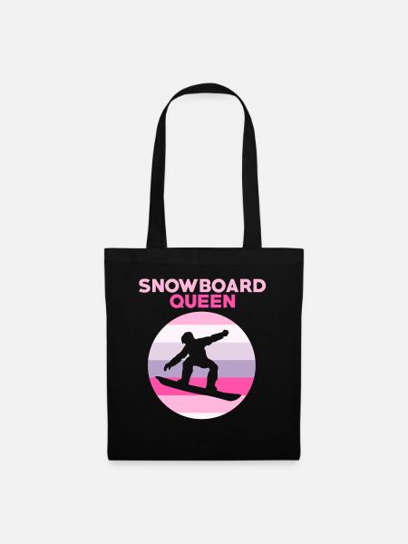 Snowboard driver Snowboard driver winter vacation - Tote Bag - black