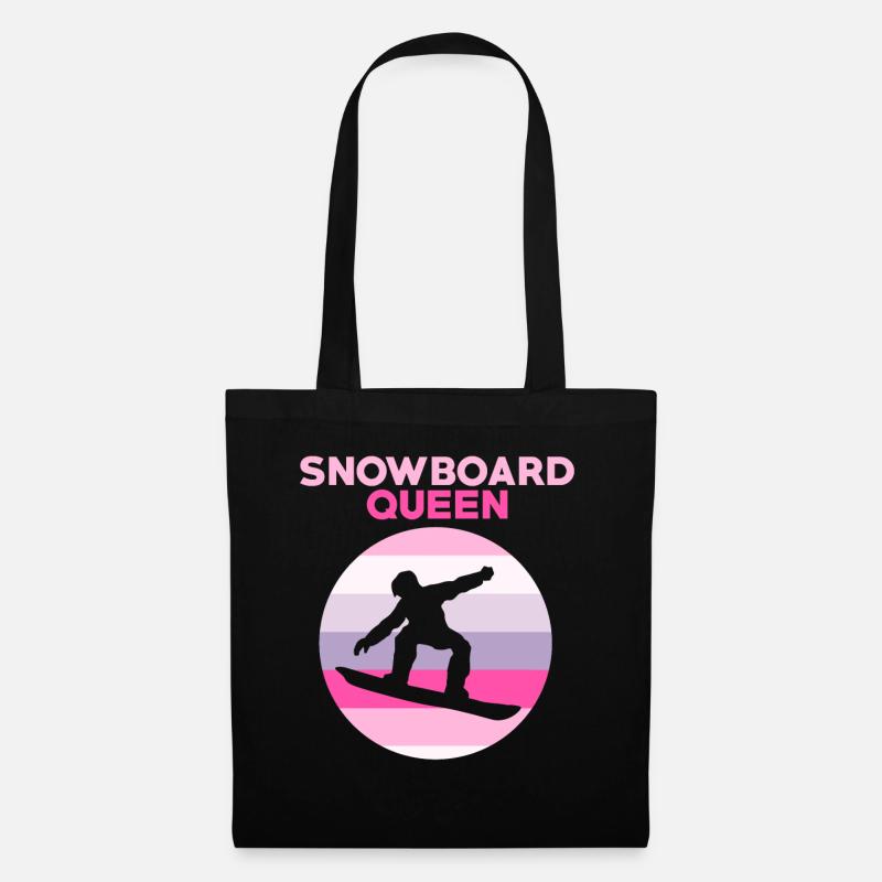 Snowboard driver Snowboard driver winter vacation - Tote Bag - black