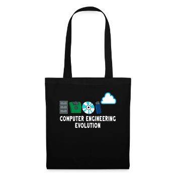 Développeur de logiciels informatiques code programmeur - Sac en tissu - noir - Devant