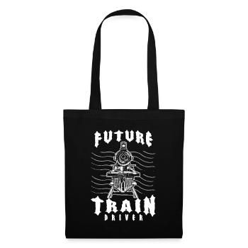 Future Train Driver Locomotive Train Driver Gift - Tote Bag - black - Front
