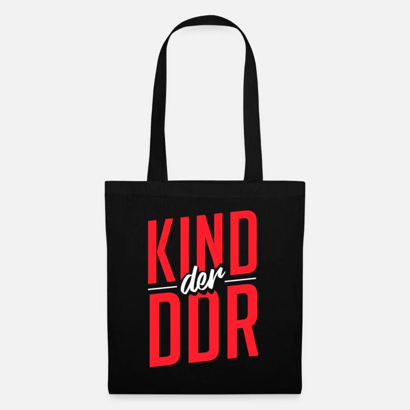 Kind der DDR Ostdeutschland - Stoffbeutel - Schwarz