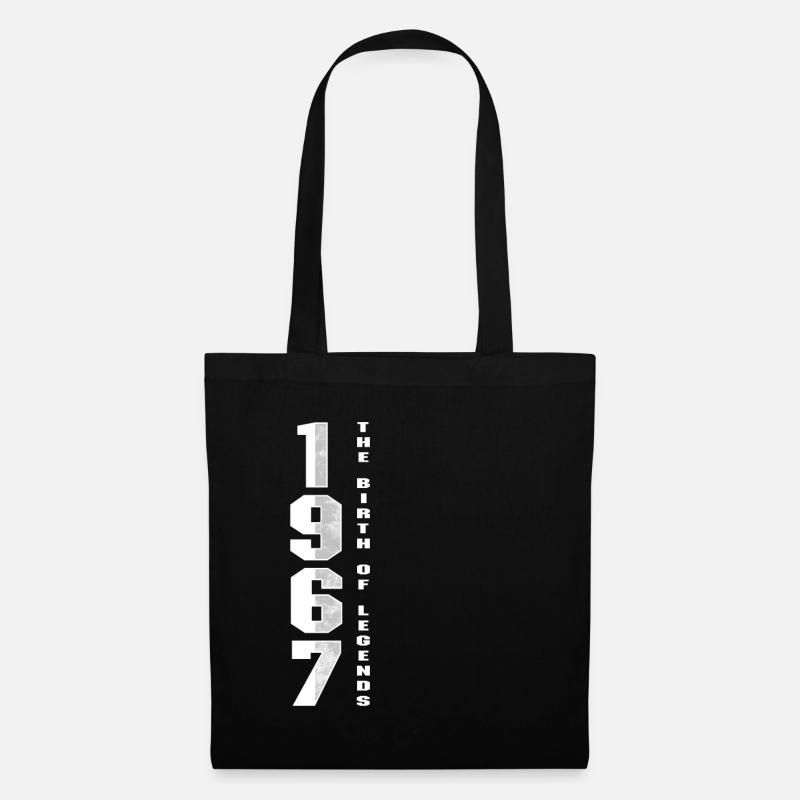 Die Geburt der Legenden 1967 53. Geburtstagsgeschenk - Stoffbeutel - Schwarz