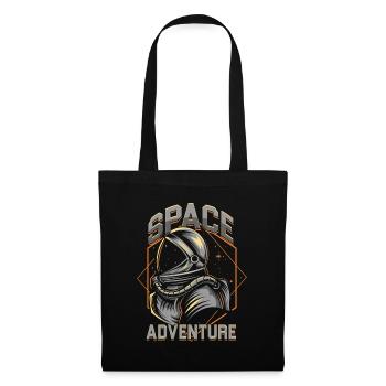 Aventure spatiale J'aime ma planète Space Galaxy - Sac en tissu - noir - Devant