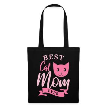 Best Cat Mom Ever Best Cat Mom Kitten - Tote Bag - black - Front