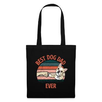 Meilleur chien papa jamais Meilleur chien papa père chien - Sac en tissu - noir - Devant