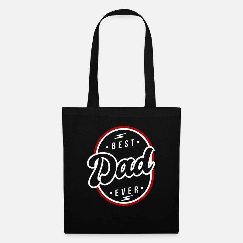 Best Dad Cool Father's Day Gift idea Shirt Design - Stoffbeutel - Schwarz