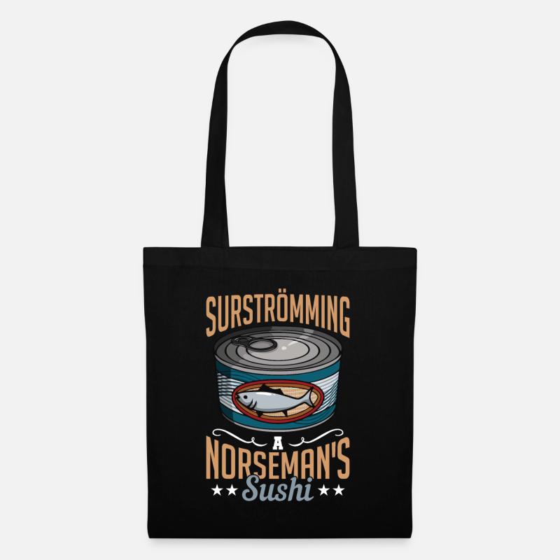 Surströmming Sweden Sushi Surströmming - Tote Bag - black