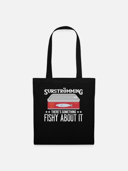 Surströmming Schweden Sushi Surströmming - Stoffbeutel - Schwarz