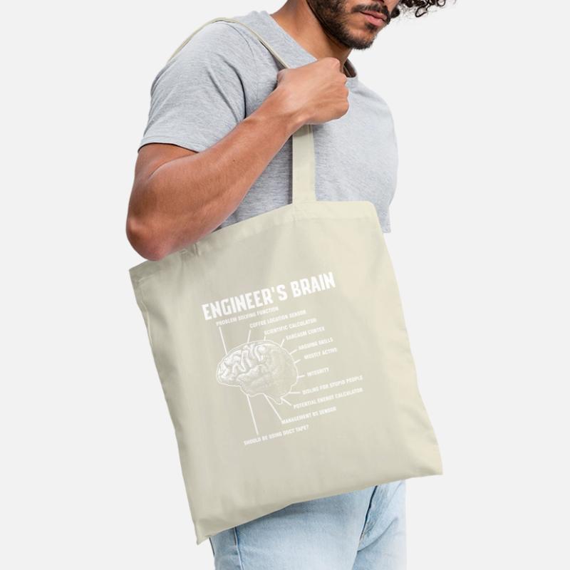 Engineers Brain Engineering Engineer Geschenk Stoffbeutel