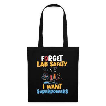 I Want Superpowers School Nerd Funny Teacher - Sac en tissu - noir - Devant